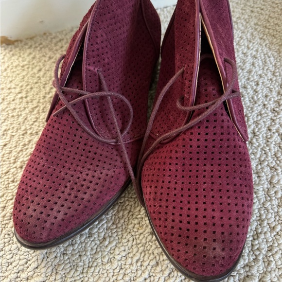 Latigo Berry Suede Bootie - Size 10 - Picture 2 of 5